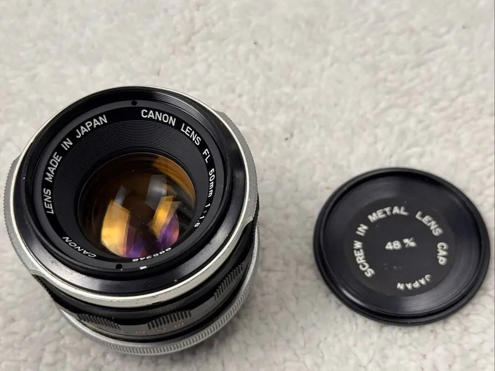 Canon FL 50mm f/1.8 Manual Focus Standard Lens